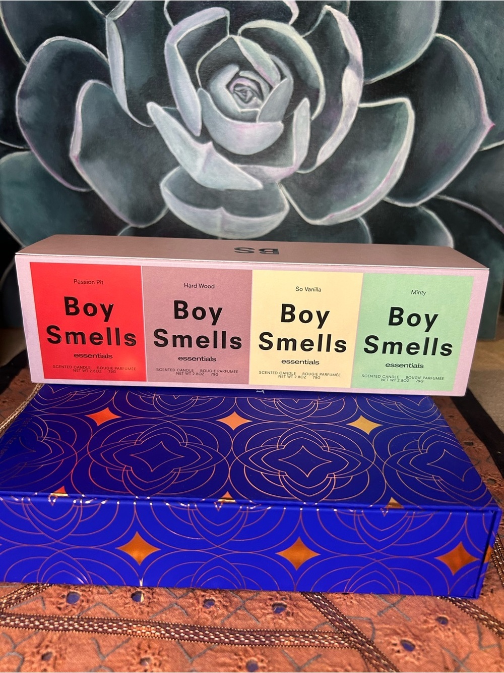 Boy Smells Essentials 4-Piece Votive Candle Gift Set - Picture 5 of 6